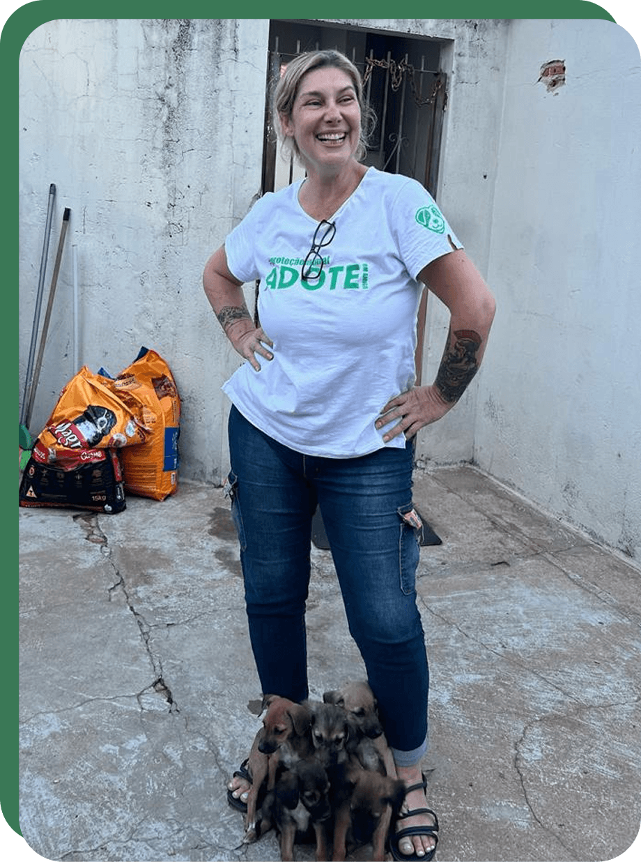 Fabíola Custodio - Presidente da ONG